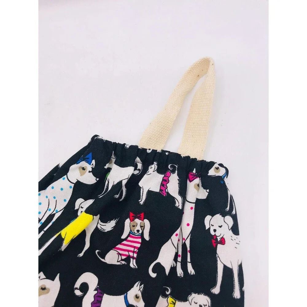 Grocery Bag Holder: Plastic Bag Organizer, Adorable Dogs Puppy Love 21 Inches